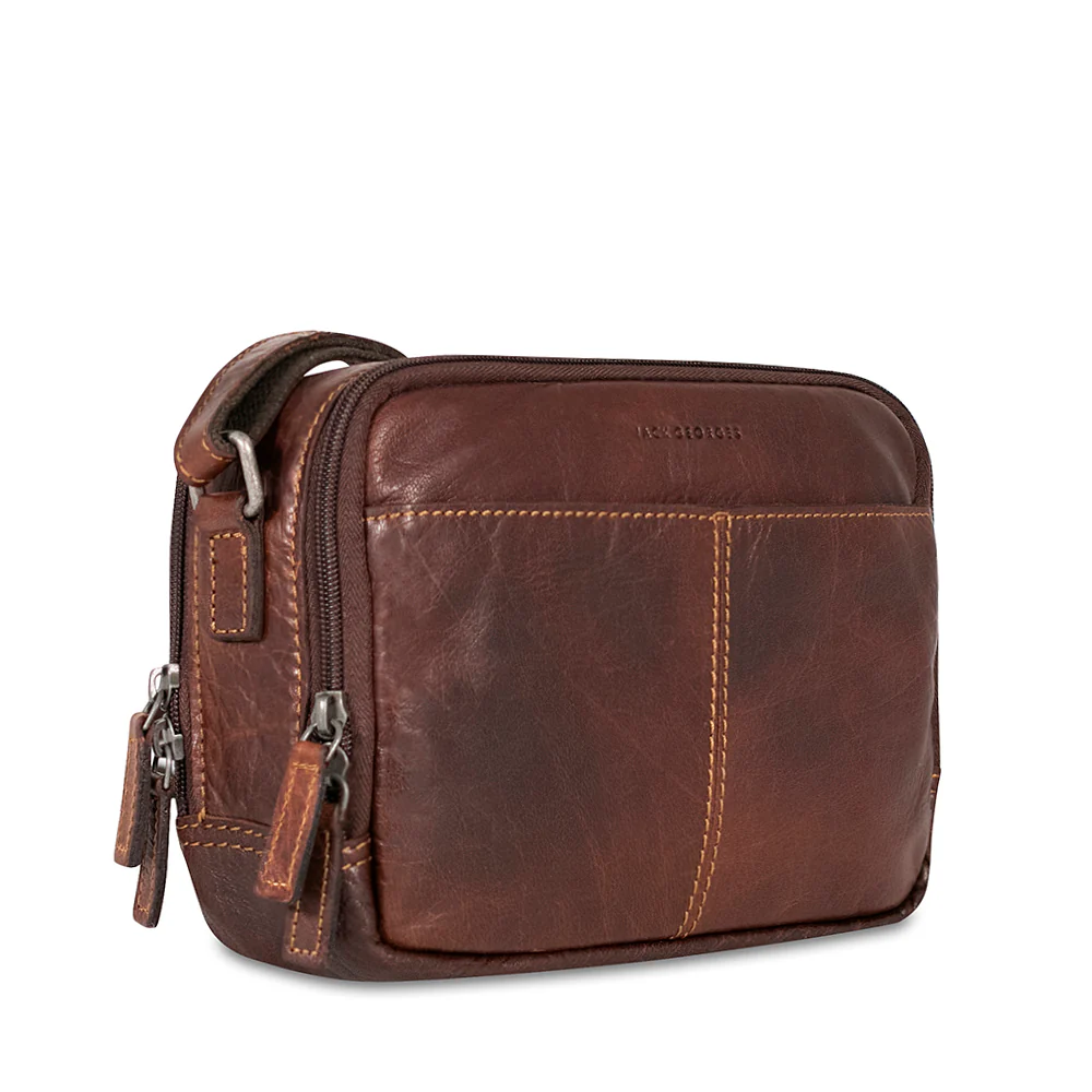 Double Zippered Crossbody Bag #7195 - Image 4