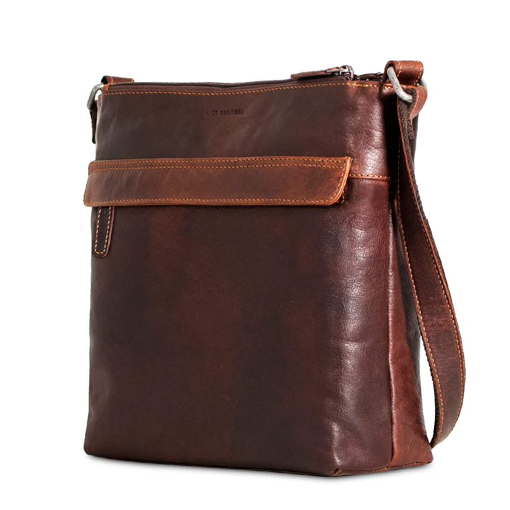 Zippered Crossbody Hobo Bag #7832 - Image 3