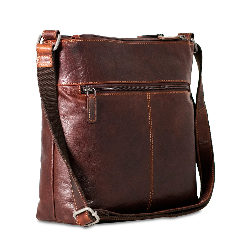 Zippered Crossbody Hobo Bag #7832 - Image 5