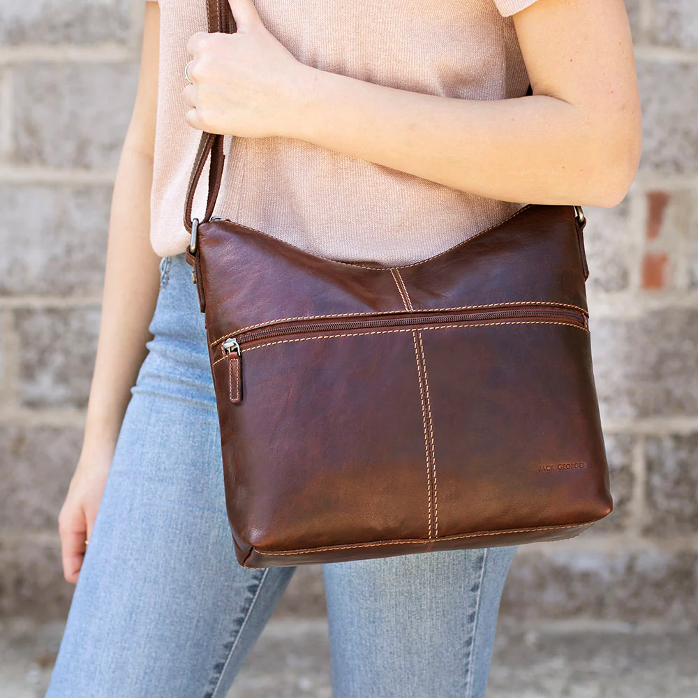 Uptown Hobo Bag w/Large Front Pocket #7874 - Image 9