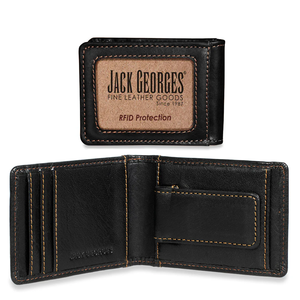 Bi-Fold Magnetic Money Clip Wallet #7748 - Image 3