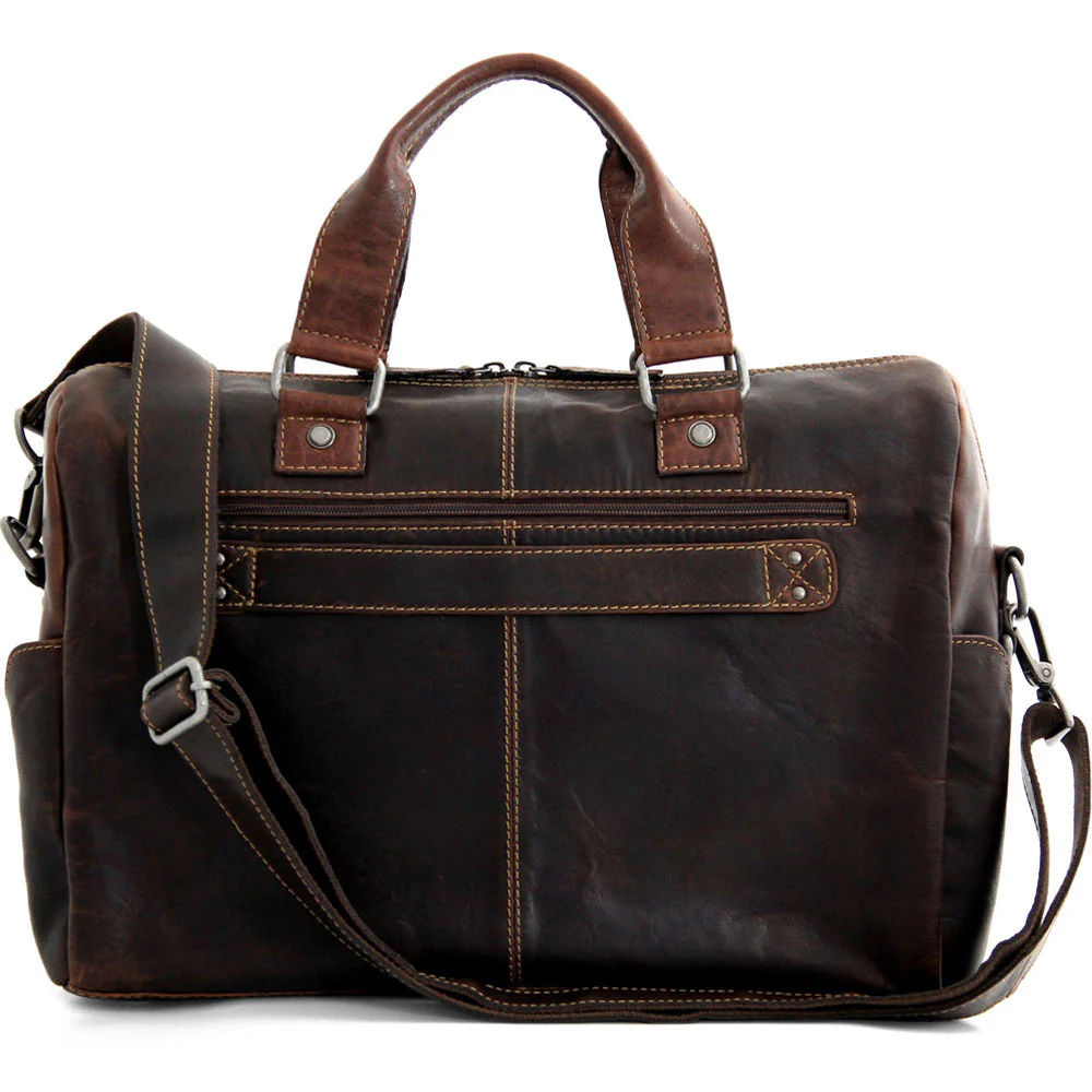 Zippered Briefcase with Front Flap Pocket #7316 - Image 5