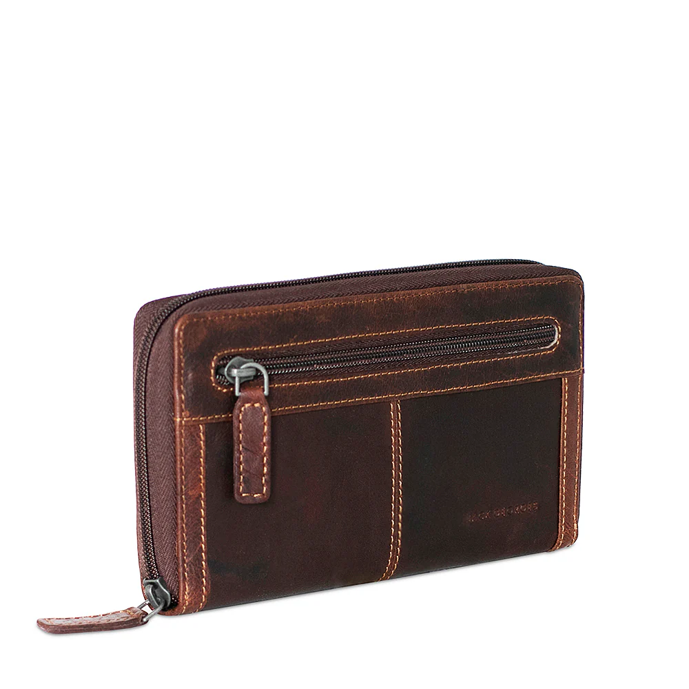 Large Zip-Around Travel Wallet #7724 - Image 3