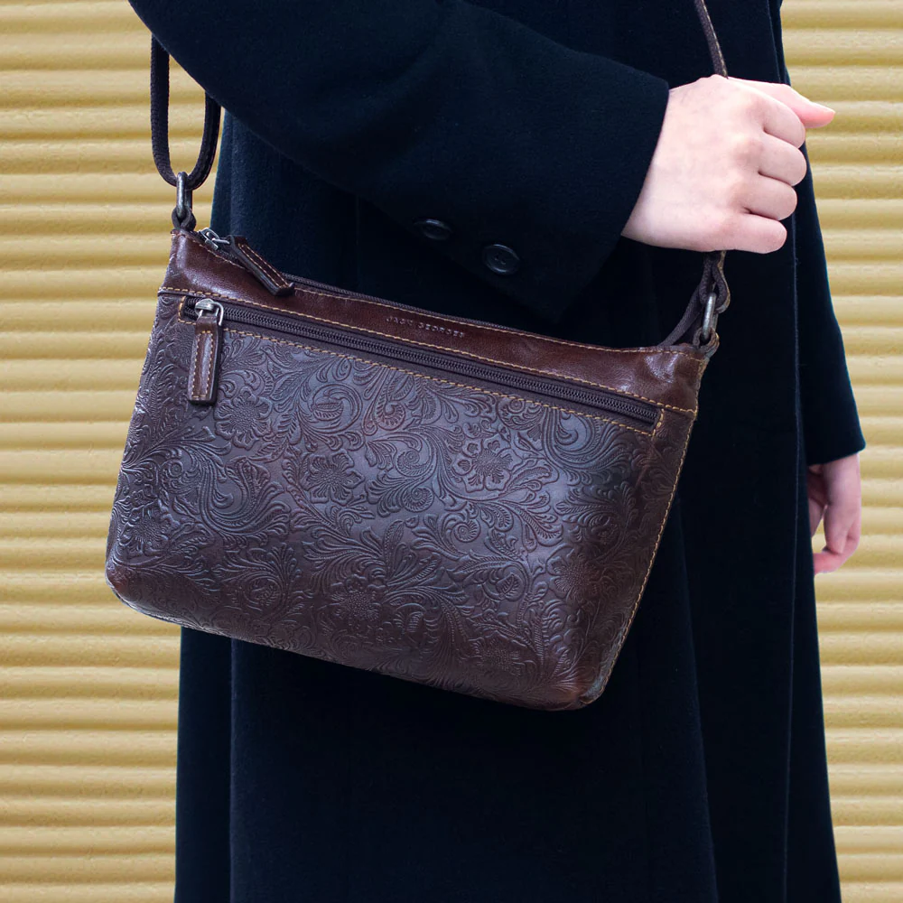 Tooled Slim Crossbody #FL870 - Image 7